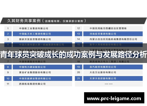 青年球员突破成长的成功案例与发展路径分析 青年球员突破成长的成功案例与发展路径分析